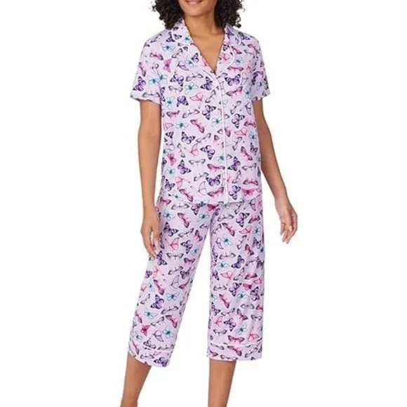 Pajama Sets Cropped Pant Cuddl Duds Short Pajamas NWT Room Service
